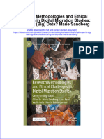 Ebook Research Methodologies and Ethical Challenges in Digital Migration Studies Caring For Big Data Marie Sandberg Online PDF All Chapter