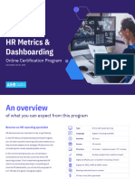 HR Metrics Dashboarding Certificate Program Syllabus AIHR