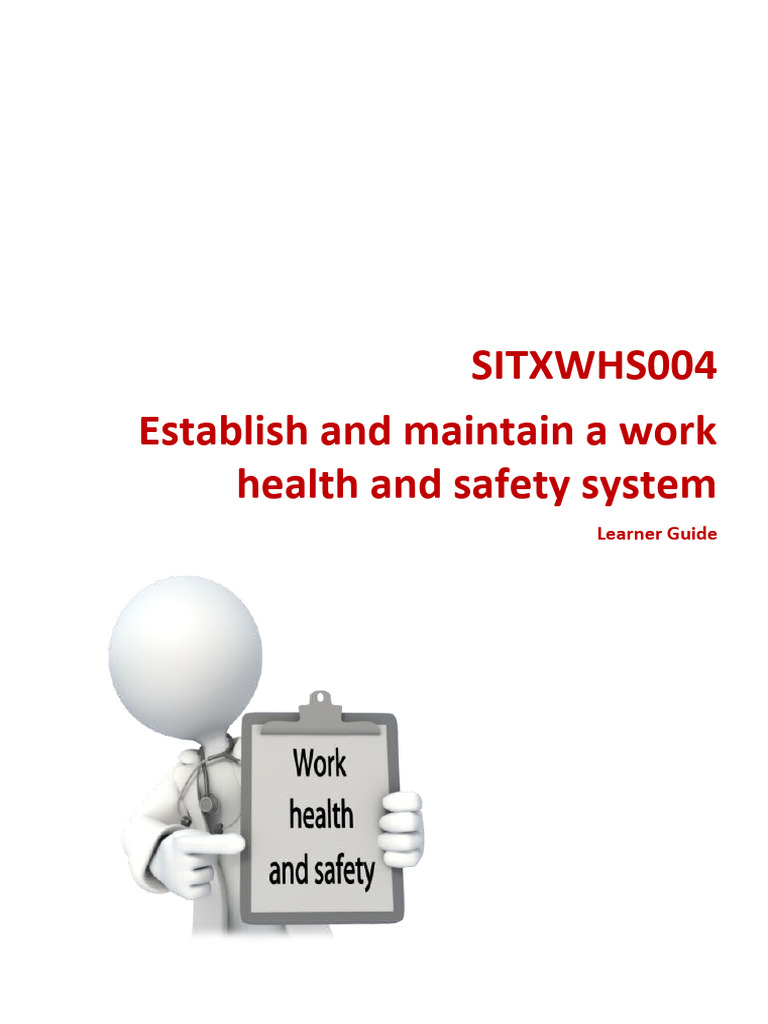 WHS System Establishment Guide | PDF | Occupational Safety And Health ...