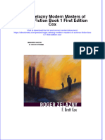 Download Roger Zelazny Modern Masters Of Science Fiction Book 1 First Edition Cox online ebook  texxtbook full chapter pdf 