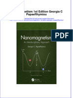 Ebook Nanomagnetism 1St Edition Georgia C Papaefthymiou Online PDF All Chapter