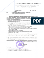 Surat Keluar Penyampaian Kelengkapan Dok Ke Daerah