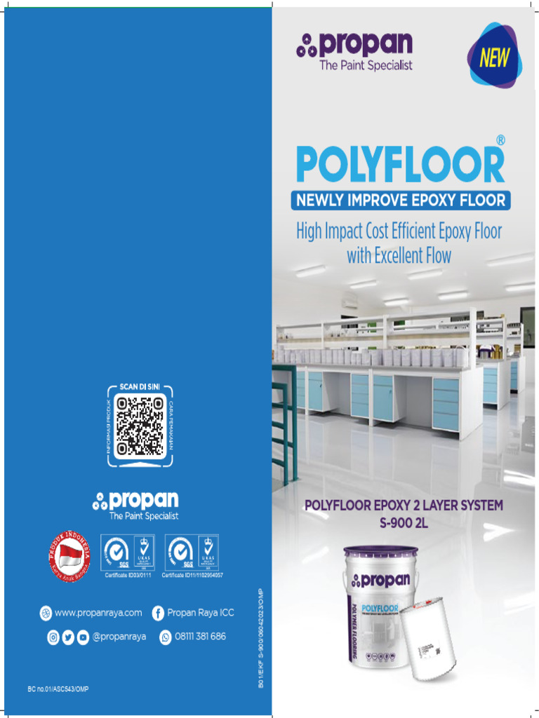 Brosur Polyfoor Epoxy PFT-215-2K SF | PDF | Epoxy | Physical Sciences