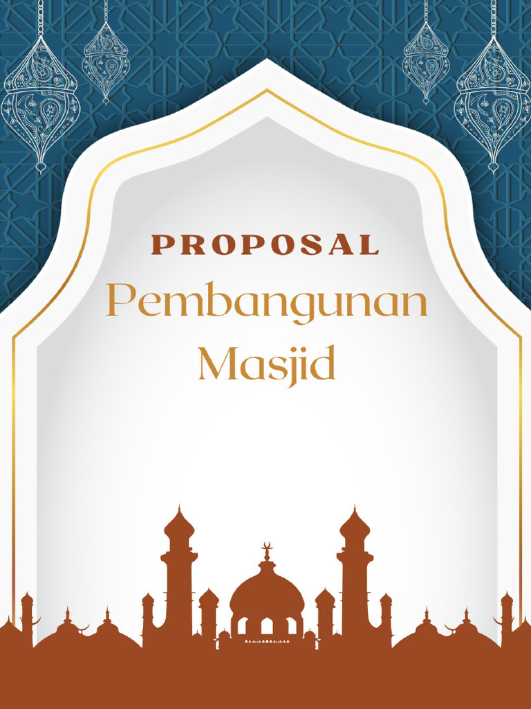 Proposal Bantuan Dana Pembangunan Masjid | PDF