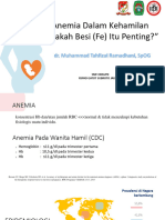 Edu Anemia in Pregnancy. Muhammad Tahfizul Ramadhani