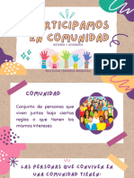 Participación en Comunidad