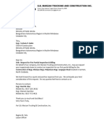 Connectivity Request For First Partial Billing Inspection