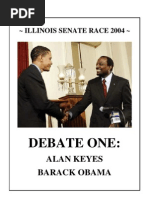 Download 2004 Debate One Alan Keyes and Barack Obama by Alan Keyes fan SN7349031 doc pdf