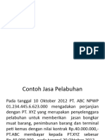 Contoh soal PPh Pasal 23