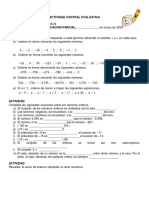 2º Act. 1º Sec. Numeros Enteros