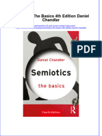 Ebook Semiotics The Basics 4Th Edition Daniel Chandler Online PDF All Chapter