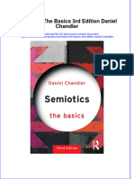 Ebook Semiotics The Basics 3Rd Edition Daniel Chandler Online PDF All Chapter