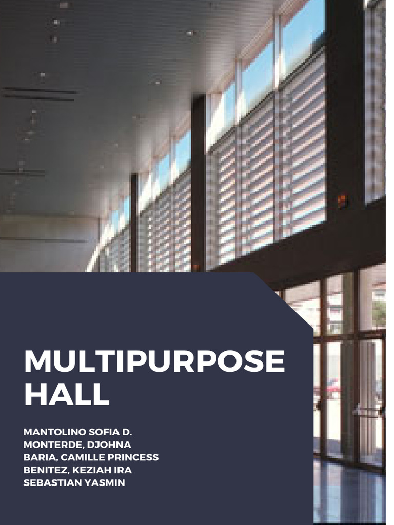 Multipurpose Hall | PDF | Art | Science & Mathematics