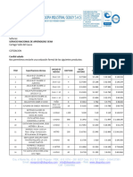 Cotizacion Confeccion GODOY