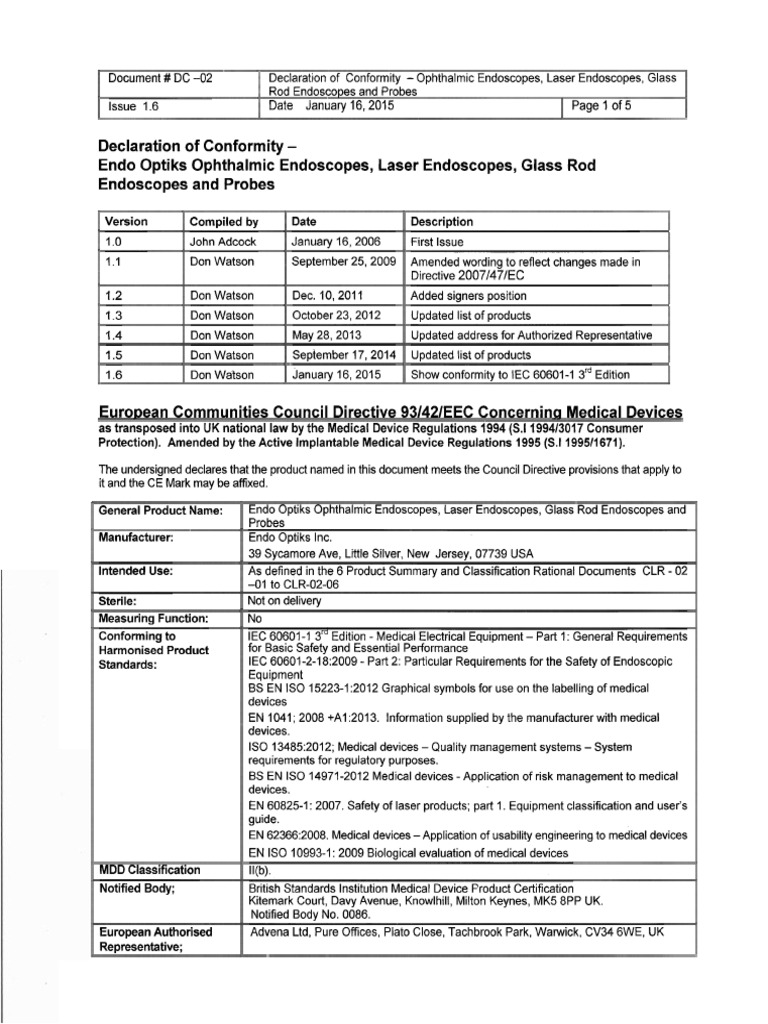 Semi-Disposable Endoscopic Devices | PDF | Medical Device ...