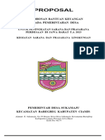 Proposal Kemendes - Desa Sirnajaya Kec. Rajadesa Kab. Ciamis