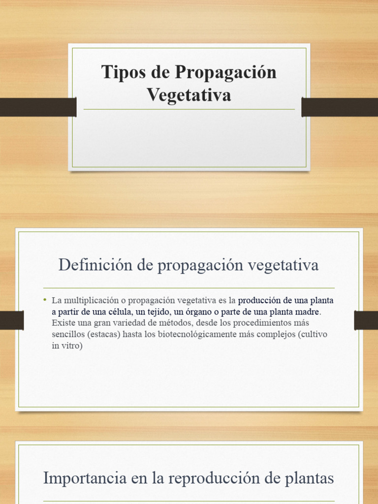 Propagación Vegetativa | PDF | Injerto | Plantas