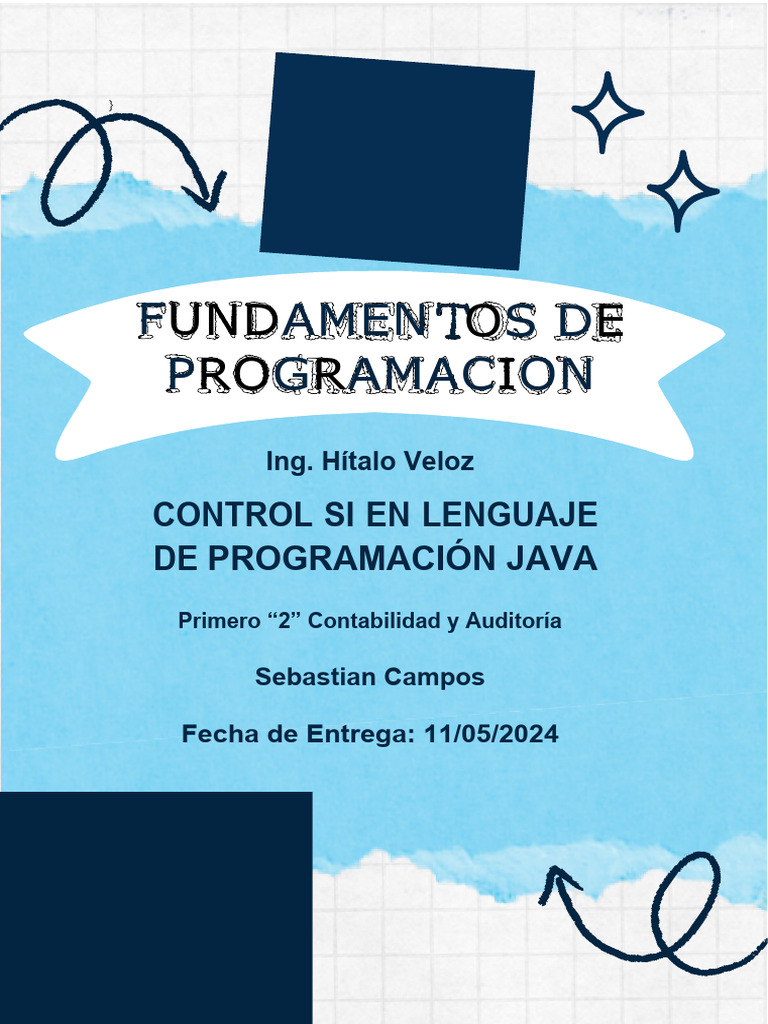 Fundamentos de Control de Flujo en Java | PDF | Lenguaje de ...