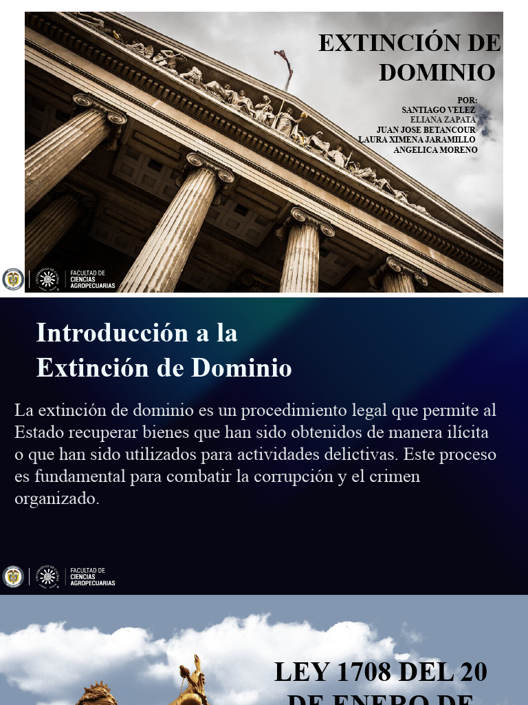 Extincion de Dominio | PDF | Bienes | Propiedad