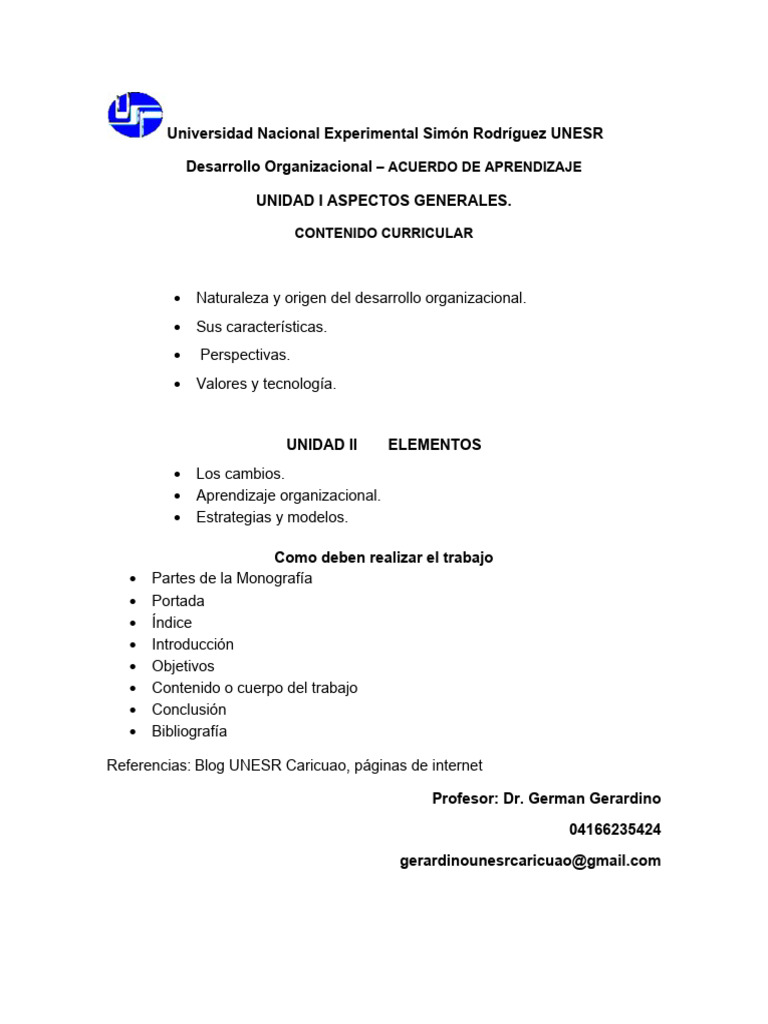 Fundamentos del Desarrollo Organizacional | PDF | Crecimiento personal ...