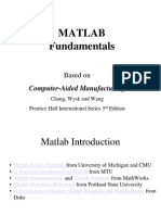 MATLAB Fundamentals for Computer-Aided Manufacturing