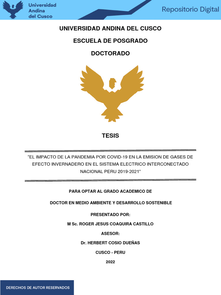 El Impacto de La Pandemia Por Covid-19 en La Emision de Gei en El ...