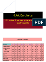 Nutricion Formulas Enterales y Parenterales