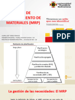 Plan de Requerimiento de Materiales