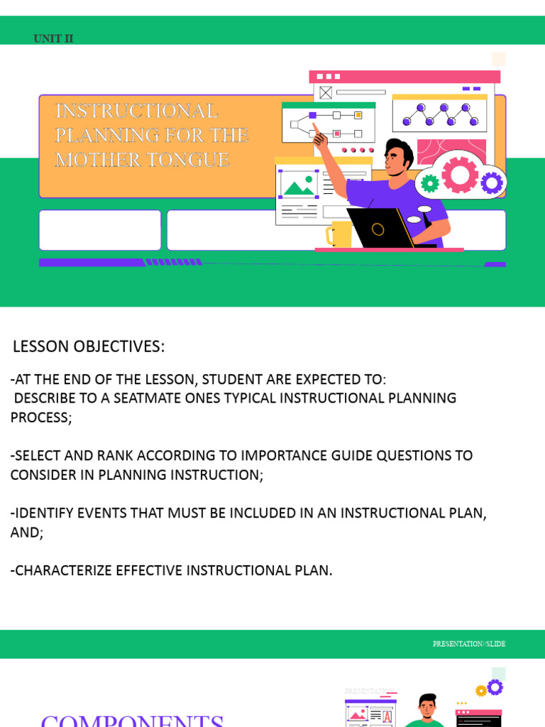 Effective Instructional Planning Guide Pdf Learning Recall Memory