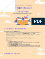 Language Arts Subject For Elementary 5th Grade Comprehension Literature