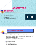 Tems Parameters (Speech) : Md. Abdur Razzaque RF Engineer Telecom Solutions LTD