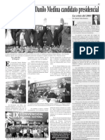 PTD Proclama A Danilo Medina Candidato Presidencial: La Crisis Del 2003