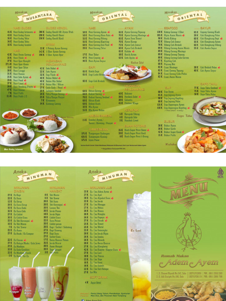 Restoran Adem Ayem | PDF