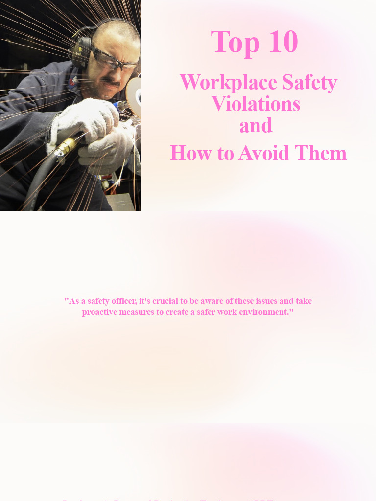 Top 10 Workplace Safety Violations and How To Prevent Them Download