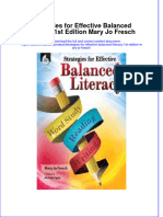 Strategies For Effective Balanced Literacy 1St Edition Mary Jo Fresch Online Ebook Texxtbook Full Chapter PDF