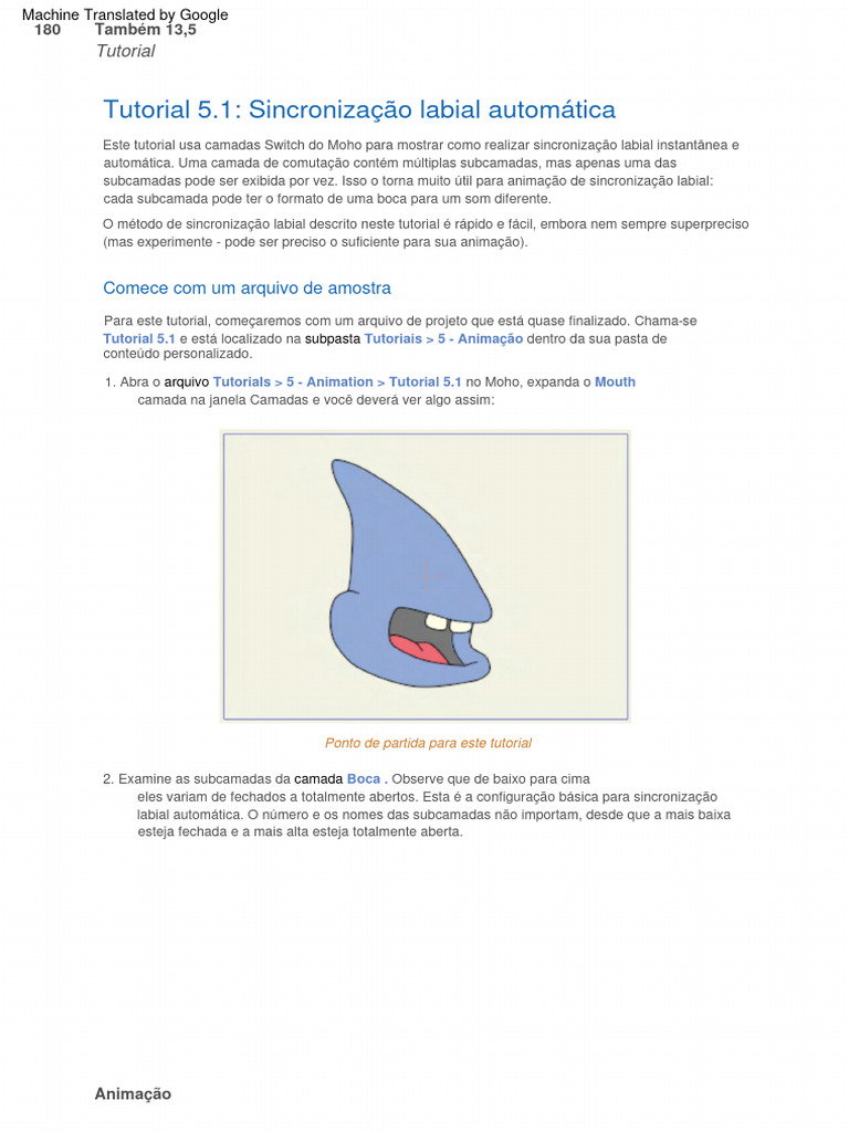 Sincronização Labial Automática no Moho | PDF | Câmera | Janela ...