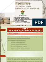 Tugas 2 - KELOMPOK IV - Resume Buku Filsafat Imu - Jujun Sumantri