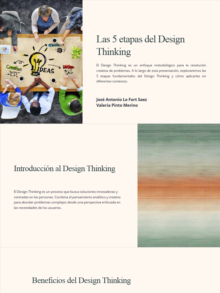 5 Etapas del Design Thinking | PDF | El pensamiento de diseño | Cognición