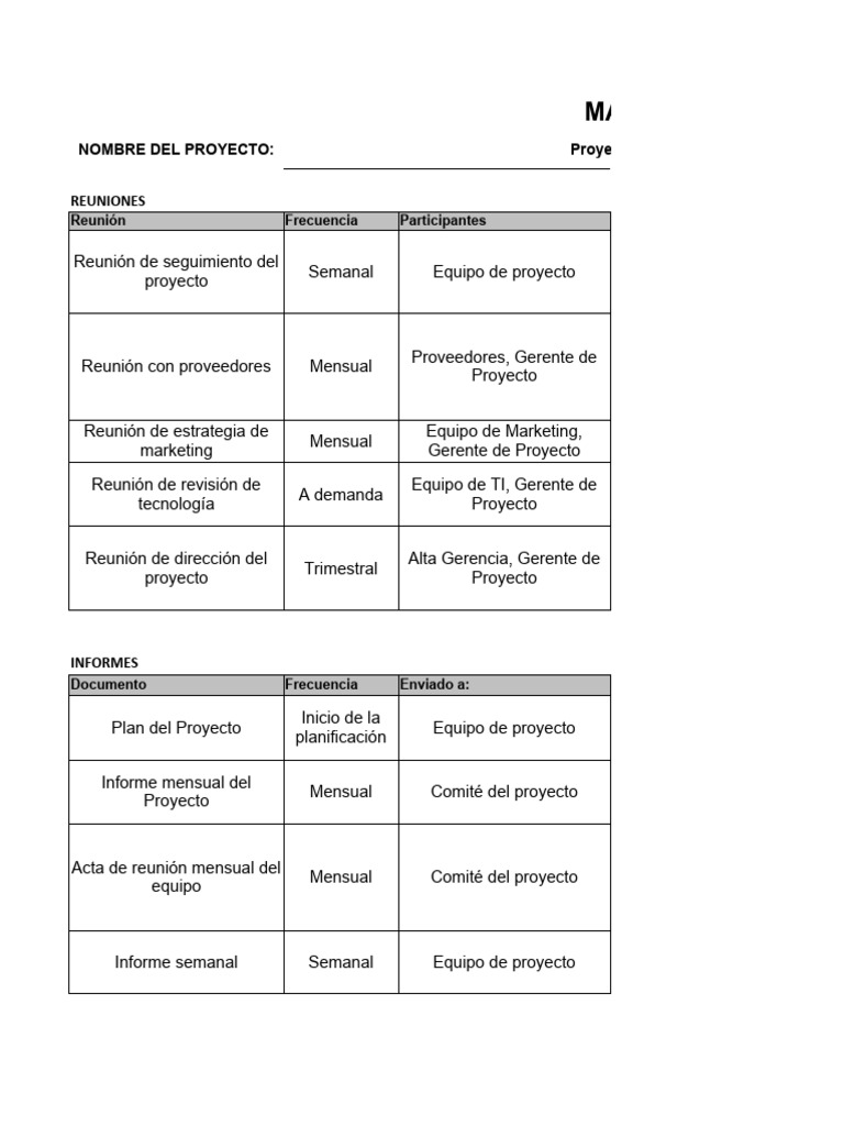 Matriz De Comunicaciones Pdf Marketing