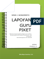 Laporan Guru Piket Kinerja Guru Di PMM-elita