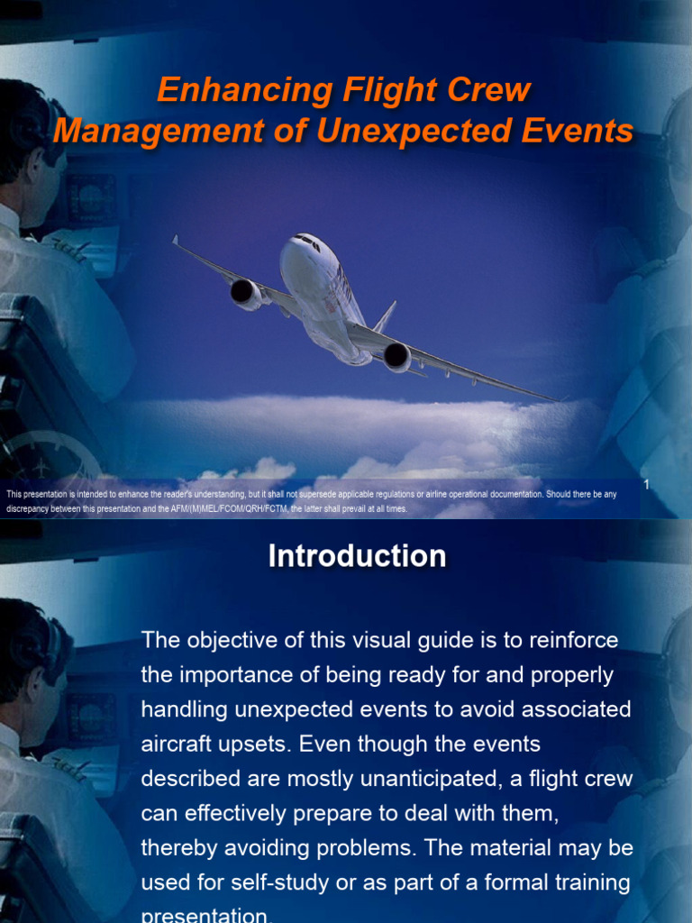 Flight Crew Management of Surprises | PDF | Thought | Situation Awareness