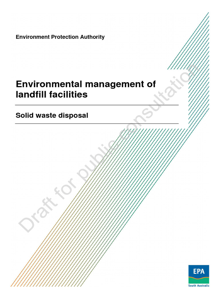 Landfill Environmental Management Guide | PDF | Waste | Waste Management