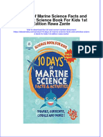 Full Ebook of 10 Days of Marine Science Facts and Activities Science Book For Kids 1St Edition Rawa Zante Online PDF All Chapter