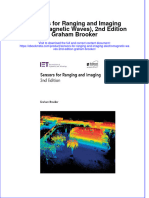 Ebook Sensors For Ranging and Imaging Electromagnetic Waves 2Nd Edition Graham Brooker Online PDF All Chapter