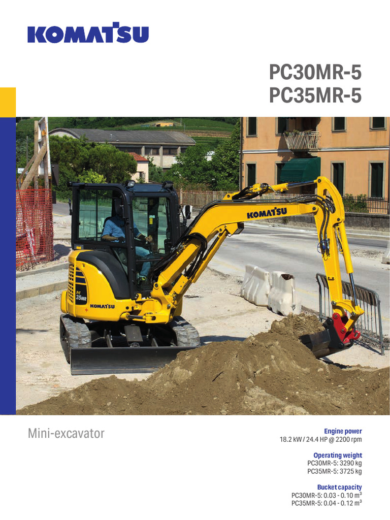 Komatsu PC30 35MR-5 | PDF | Engines | Pump
