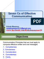 Chap 4 7C's of Effective Communication