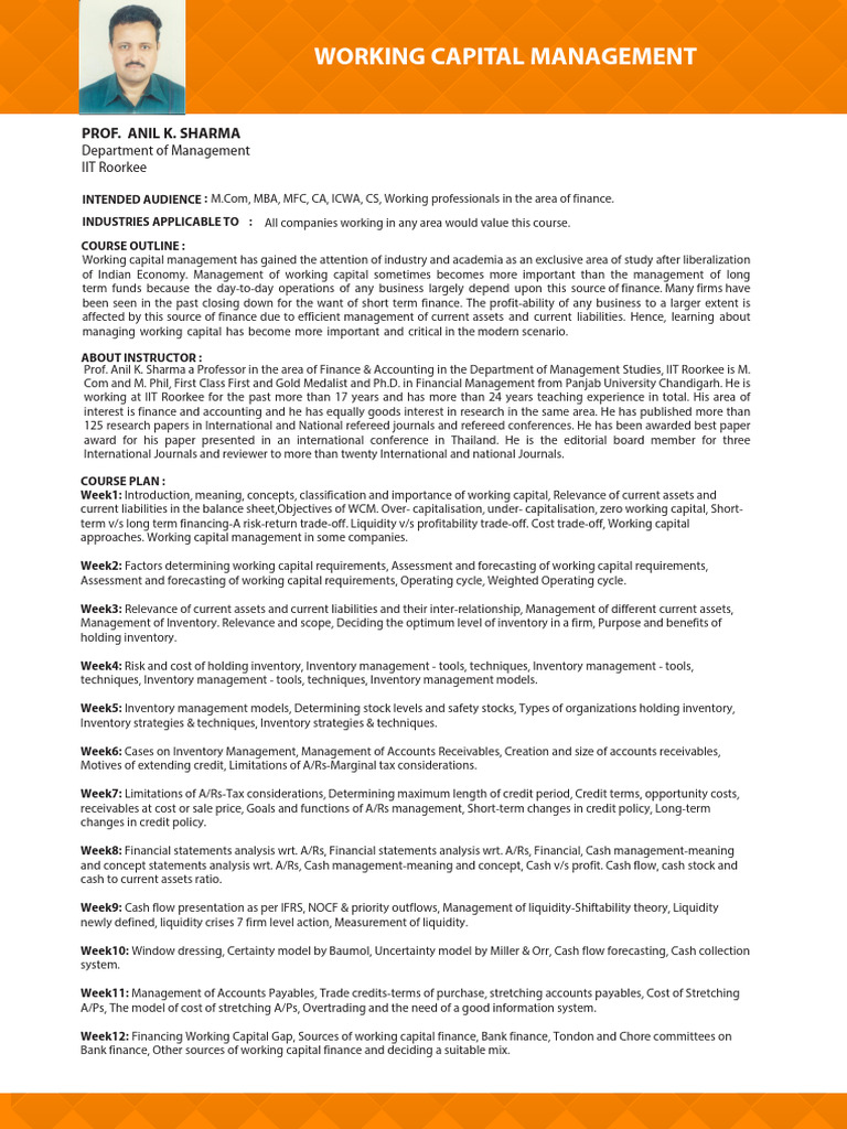 Techniques for Stretching Payables | PDF | Inventory | Working Capital