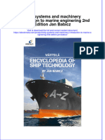 Download ebook Ship Systems And Machinery Introduction To Marine Enginering 2Nd Edition Jan Babicz online pdf all chapter docx epub 