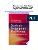 Ebook Stardom in Contemporary Hindi Cinema Celebrity and Fame in Globalized Times 1St Edition Aysha Iqbal Viswamohan Online PDF All Chapter