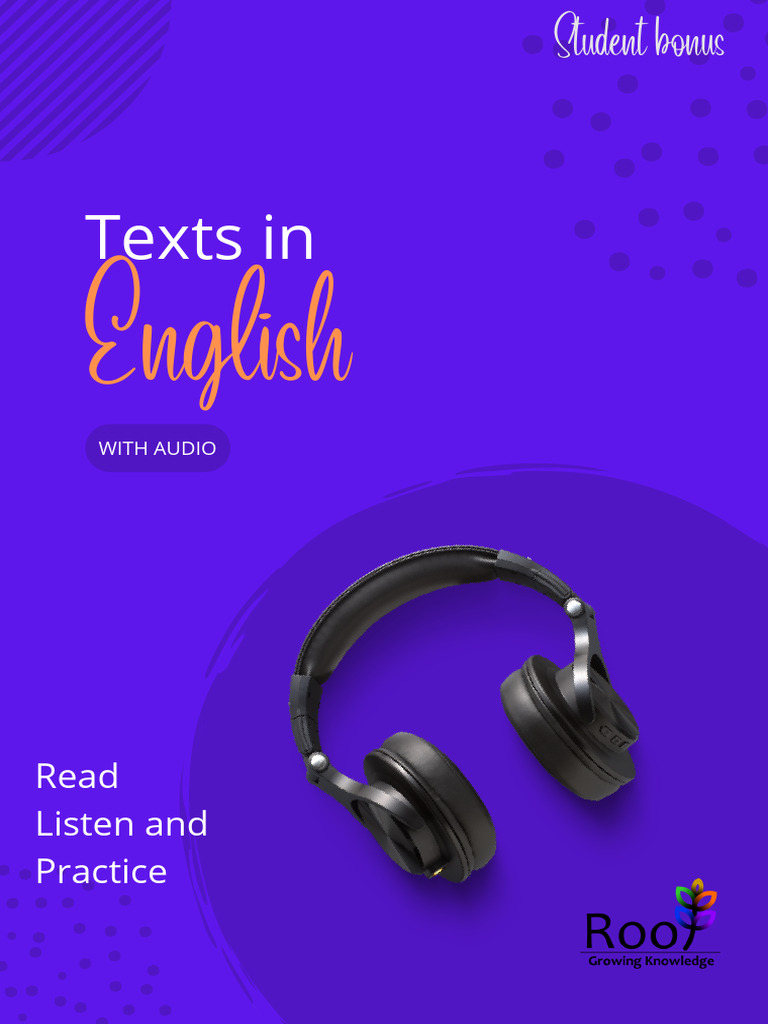Textos em Inglês com Áudio para Prática | PDF